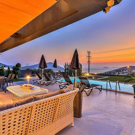 3 Bedroom Seaview With Private Pool And Garden 빌라 칼칸
