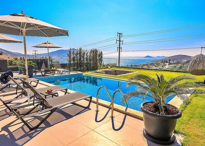 Villa 3 Bedroom Seaview With Private Pool And Garden Kalkan