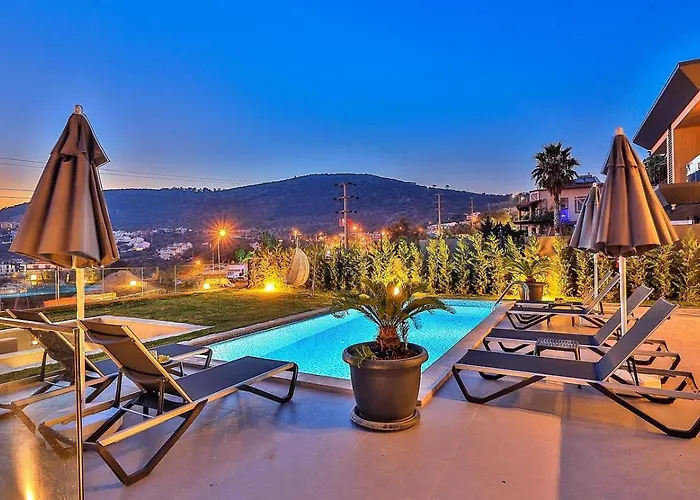3 Bedroom Seaview With Private Pool And Garden Kalkan