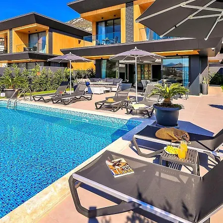 3 Bedroom Seaview With Private Pool And Garden Kalkan