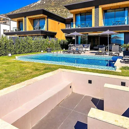 3 Bedroom Seaview With Private Pool And Garden * Kalkan